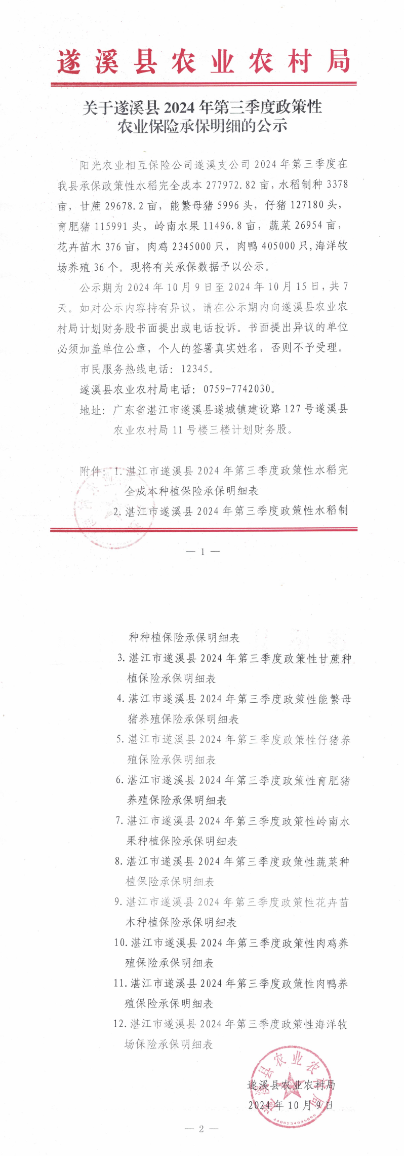 关于遂溪县2024年第三季度政策性农业保险承保明细的公示_00(1).png