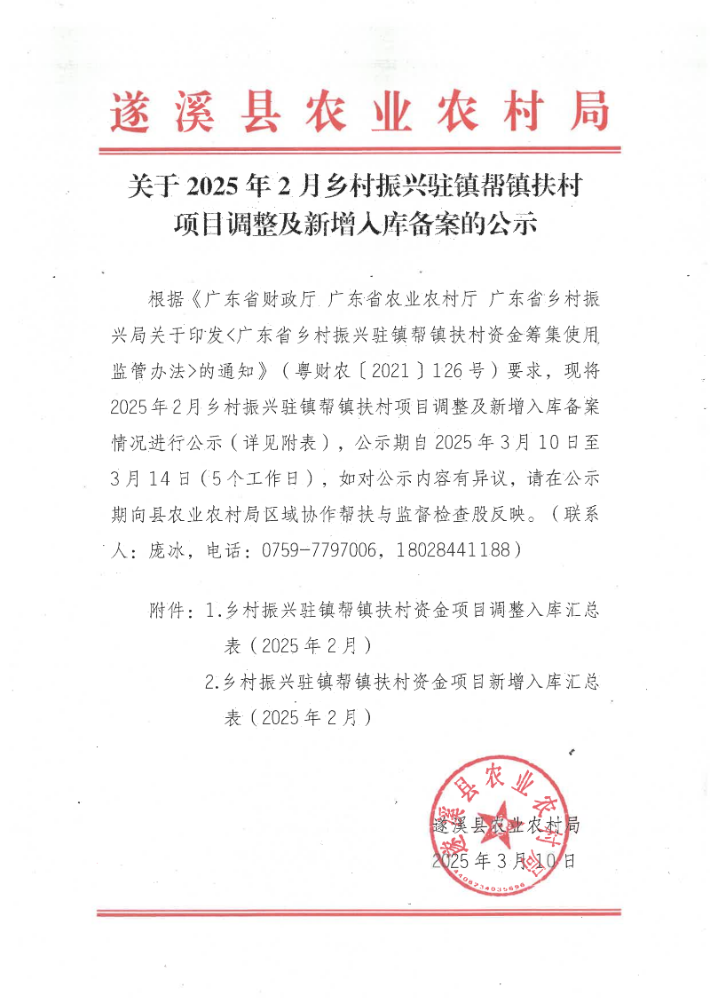 关于2025年2月乡村振兴驻镇帮镇扶村项目调整及新增入库备案的公示_00.png