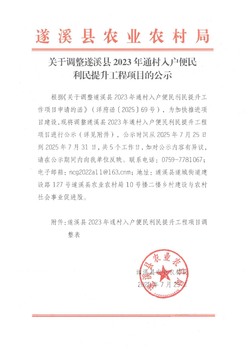 关于调整遂溪县2023年通村入户便民利民提升工程项目的公示_01.png